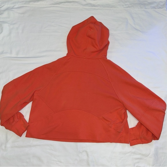 Lululemon Scuba Half-Zip Hoodie Orange Women’s Size XL/XXL Athleisure Sweatshirt - Picture 4 of 11
